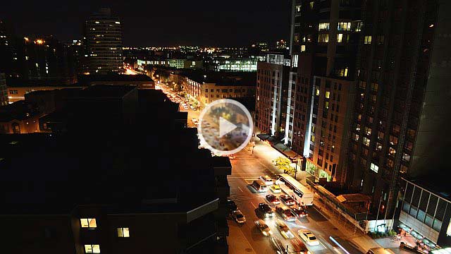 *Video:time-lapse de montréal  - world domination (by cars)